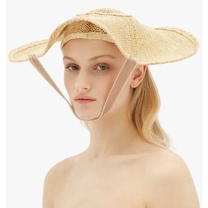 LOEWE halo raffia hat made in Spain